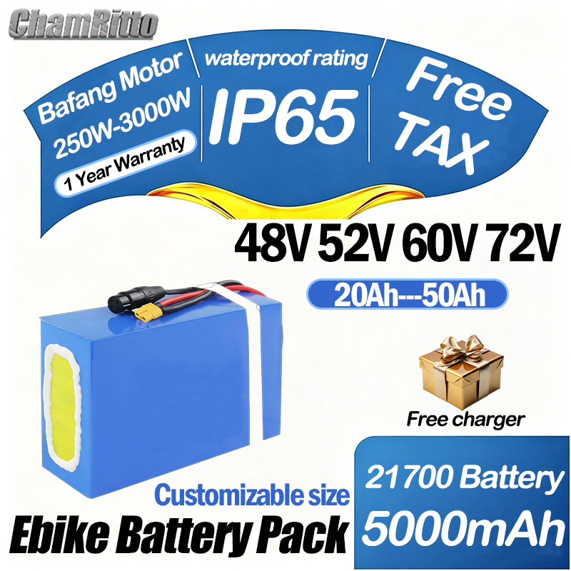 60V 50Ah Electric Scooter Battery - 60V 72V 2000W電動自転車バッテリー 1500W出力 48V 52V